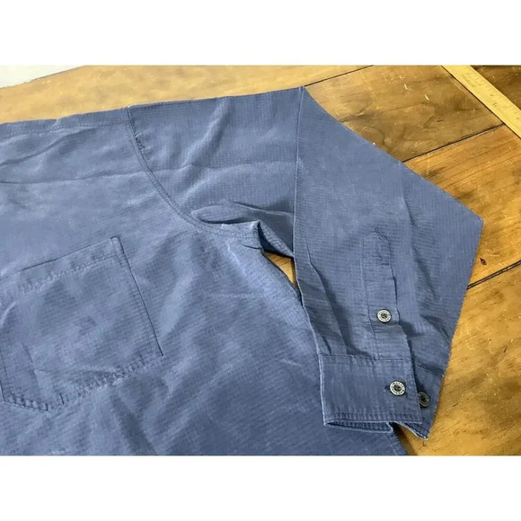 Royal Robbins Men’s Size XXL Blue Long Sleeve Button Up Modal Blend - Picture 3 of 11